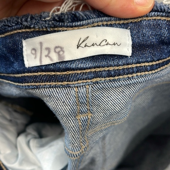 KenCan Raw Edge Waist Denim Jeans Size 28 - Picture 2 of 6